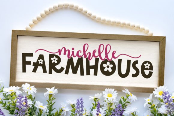 Flower Blossom Font - Preview 6