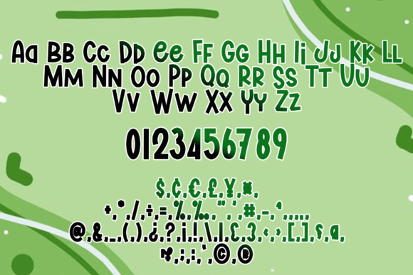 Fresh Product Font PNG with transparent background - Preview 3
