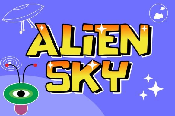 Galaxy Font - Preview 1