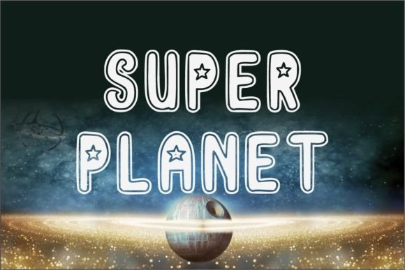 Galaxy Space Font - Preview 1