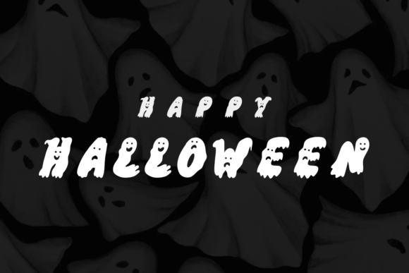 Ghost Halloween Font - Preview 2