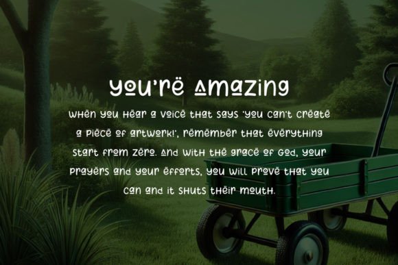 Green Wagon Font - Preview 1