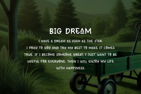 Green Wagon Font - Preview 2