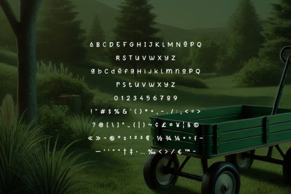Green Wagon Font - Preview 3