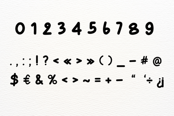 Happy Mood Font PNG with transparent background - Preview 2