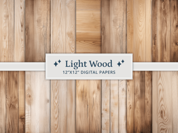 Light Wood Background Digital Papers