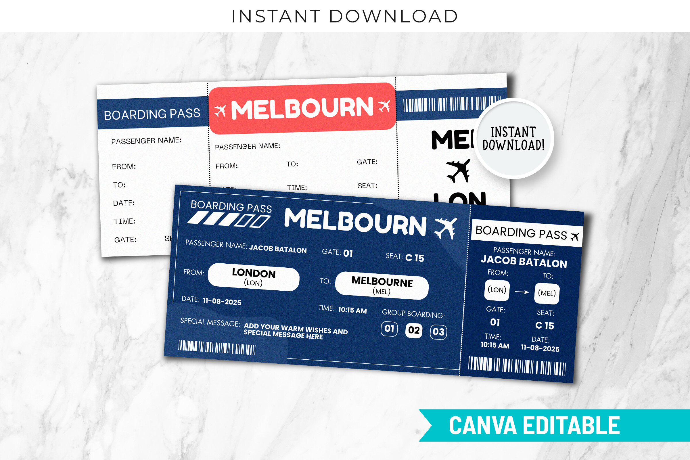 Melbourne Trip Surprise Gift Ticket