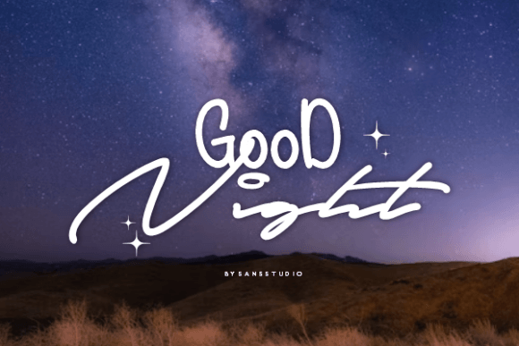 Milky Way Font PNG with transparent background - Preview 5