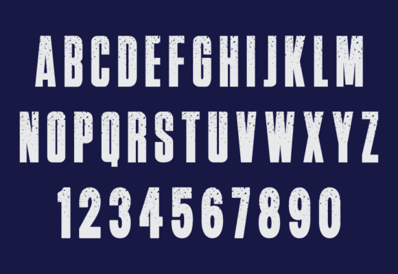 Music Dust Font PNG with transparent background - Preview 2