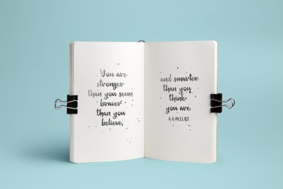 Shining Light Font PNG with transparent background - Preview 2