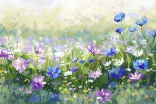 Spring Meadow Graphics Spring Meadow Graphic by Sun Sublimation · Creative Fabrica