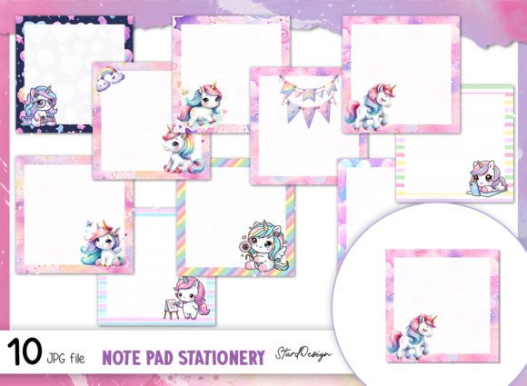 Unicorn Memo Pad -Notepad - Stationary