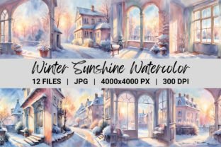 Winter Sunshine Watercolor