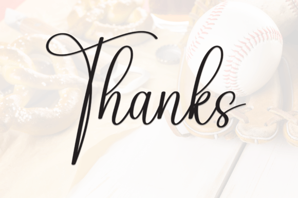 Baseball Saturday Font PNG with transparent background - Preview 5
