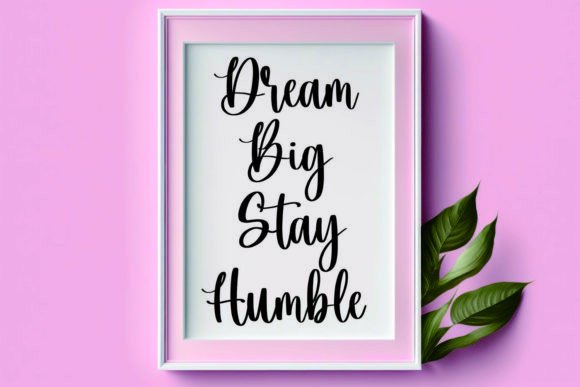 Bougenville Font - Preview 1