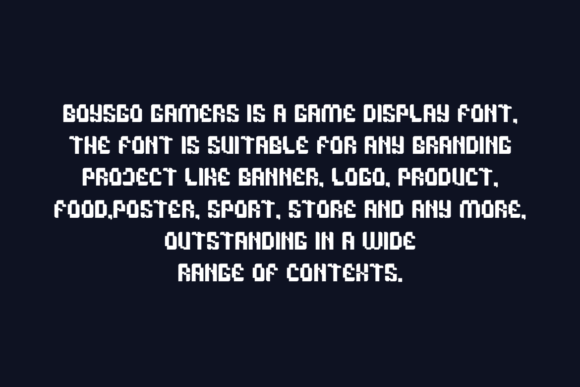 Boysgo Gamers Font - Preview 4