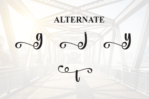 Bridgerton Font - Preview 6
