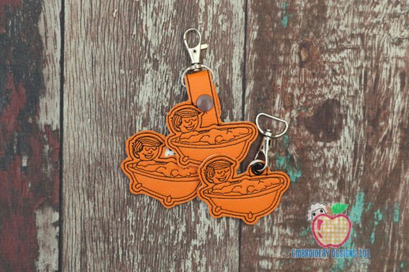 Clawfoot Claw ITH Keyfob Design