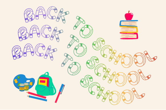 Crayon Alphabet Font - Preview 6