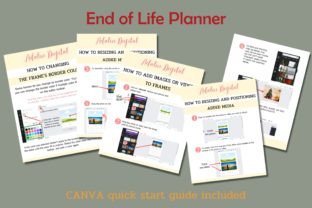 End of Life Planner - Canva Template Graphic by Adalin Digital ...