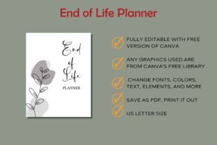 End of Life Planner - Canva Template Graphic by Adalin Digital ...