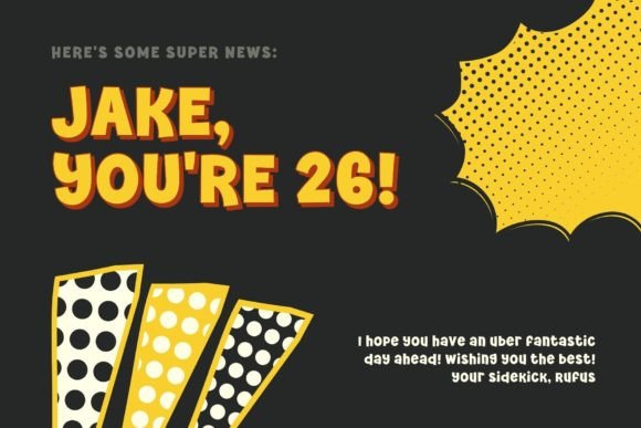 Fox Jumps Font PNG with transparent background - Preview 2