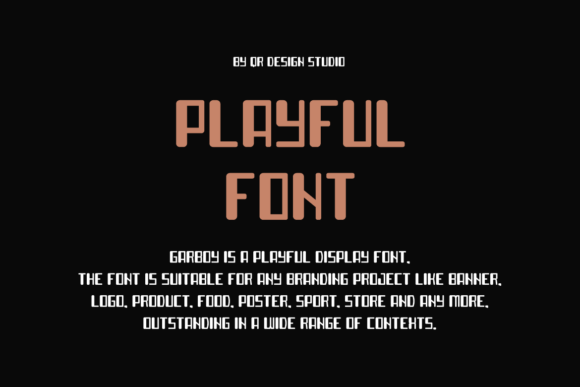 Garboy Font - Preview 2