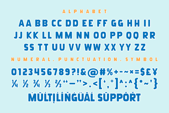 Happy Victory Font PNG with transparent background - Preview 4