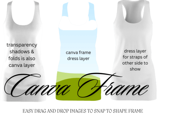 Layered Racerback Dress Canva Template