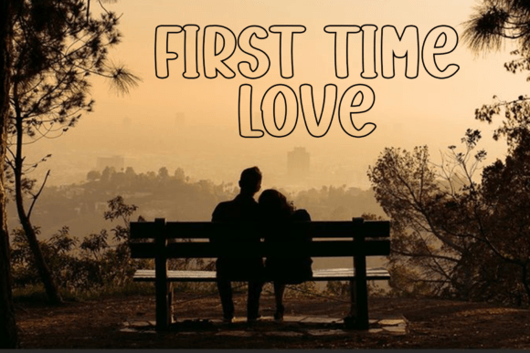 Nighty Retro Font PNG with transparent background - Preview 1