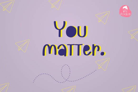Paperplane Font PNG with transparent background - Preview 2
