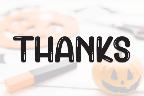 Pumpkin Marker Font font preview - 6