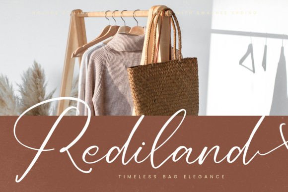 Redianta Brighters Font PNG with transparent background - Preview 4