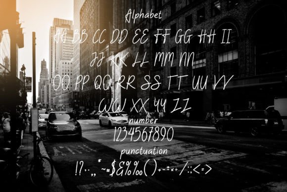 Saint Augusten Font PNG with transparent background - Preview 1