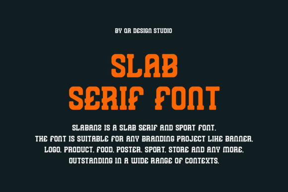 Slabanz Font PNG with transparent background - Preview 2