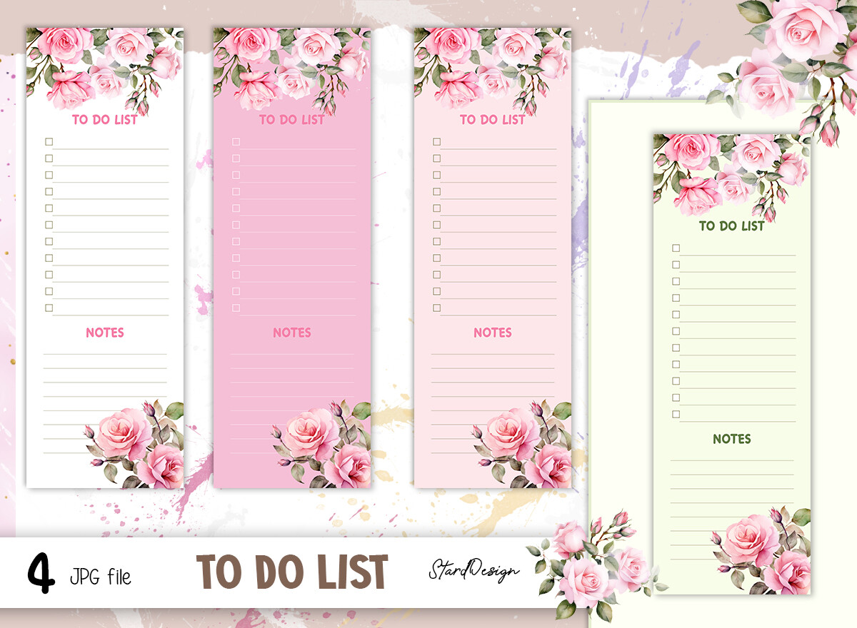 To Do List Printable Notepad