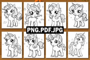 250 Unicorn Coloring Pages for Kids Graphic by KDP PRO DESIGN ...
