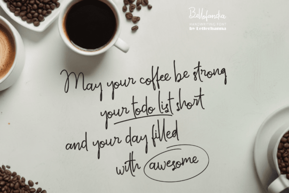 Bellofandia Font - Preview 1