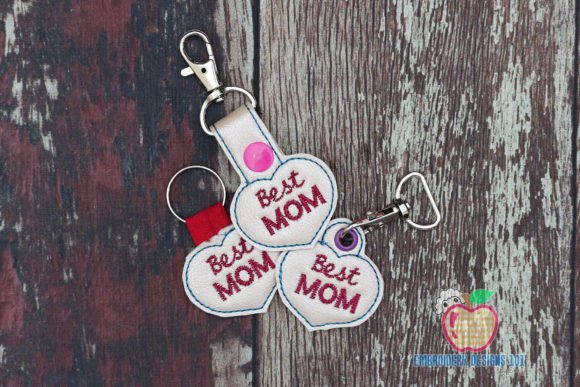 Best Mum in the Hoop Keyfob