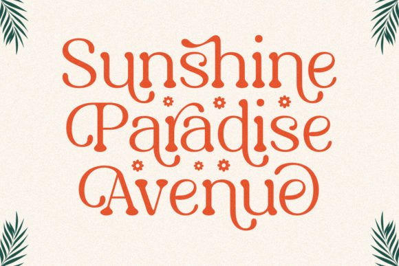 Blossom Wonder Font PNG with transparent background - Preview 1