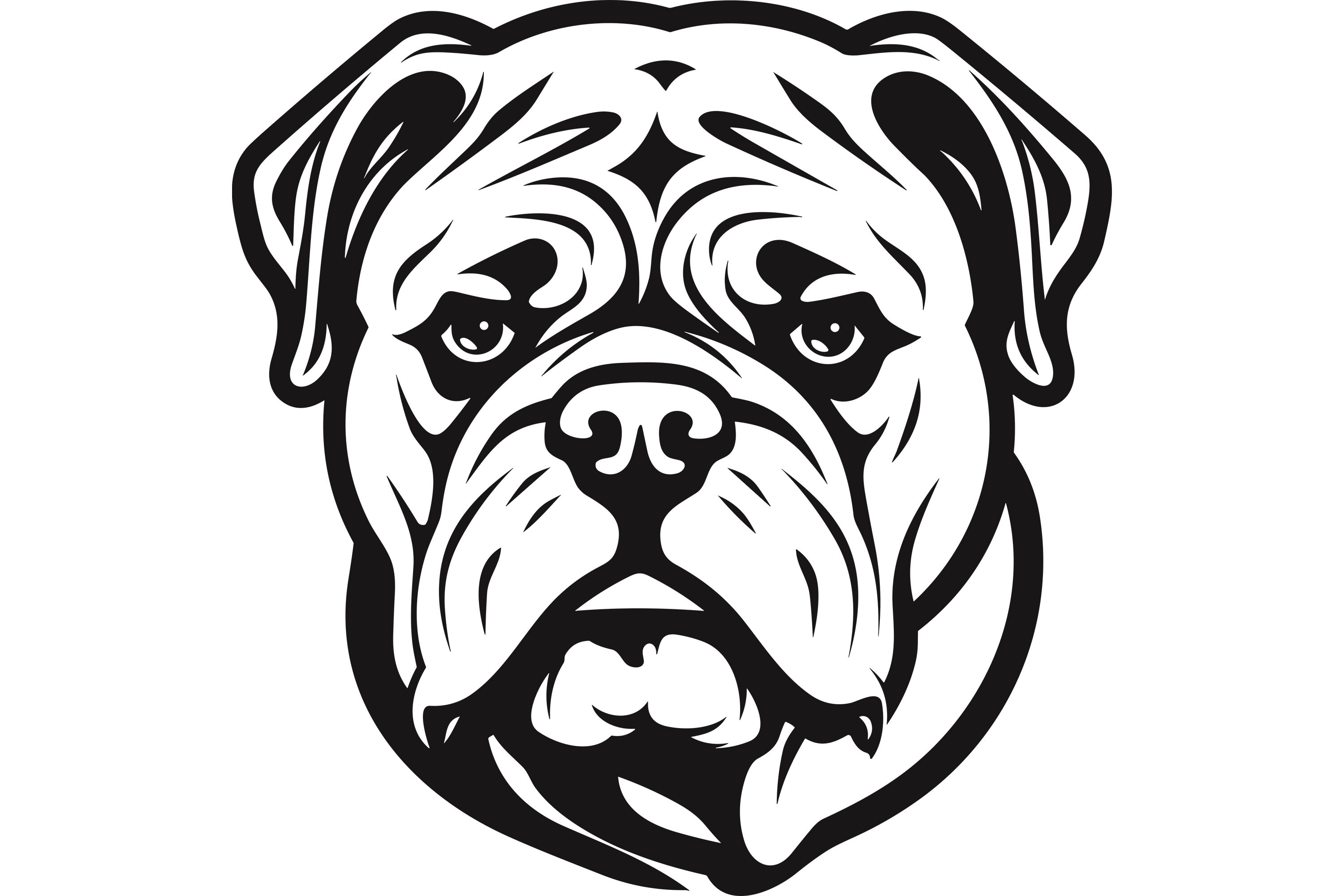 Bulldog Graphic by Esha's Designs · Creative Fabrica