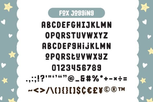 Fox Jogging Font - Preview 5