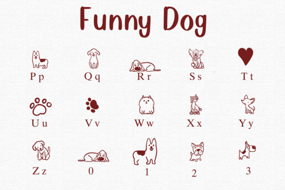 Funny Dog Font - Preview 2