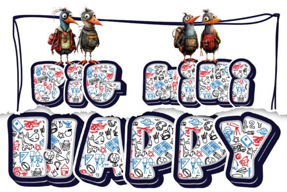 Kids Doodle Font - Preview 3