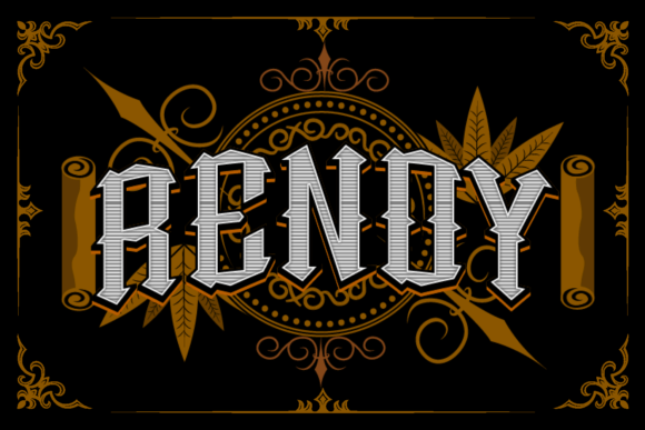 Morrgan Font PNG with transparent background - Preview 3