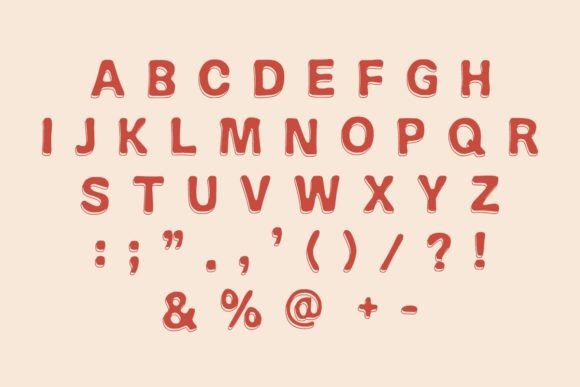 Phoenix Retro Font PNG with transparent background - Preview 6