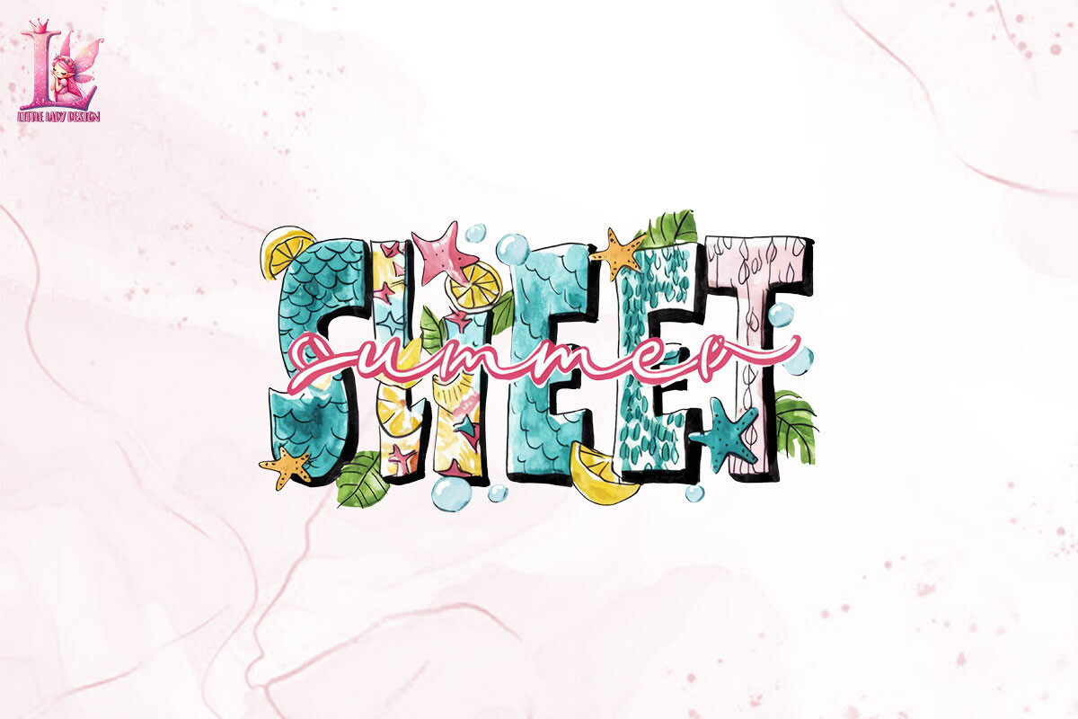 Sweet Summer Clipart PNG Graphic by Little Lady Design · Creative Fabrica