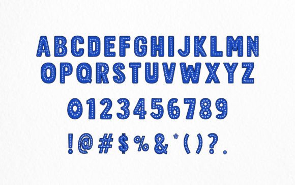 Army Star Line Font - Preview 1