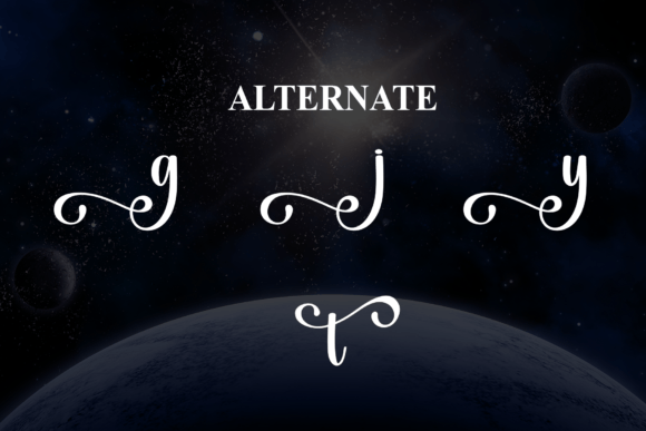 Astronomy Font - Preview 6