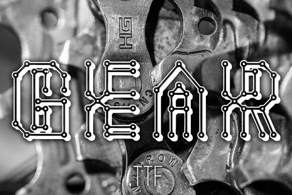 Bicycle Repairs Font - Preview 2